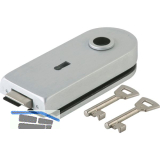 Schloss Studio Rondo BB m. 2 Schl�sseln, Glas 8 mm, silber eloxiert (10.203)