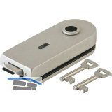 Schloss Studio Rondo BB m. 2 Schl�sseln, Glas 8 mm, Edelstahl-Effekt (10.203)