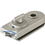 Schloss Studio Rondo WC m. Riegelolive, Edelstahl-Effekt (10.206)