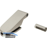 DORMA-Glas T�rband Fl�gelteil Studio Rondo 10.230, Glas 8 mm, Edelstahl-Effekt