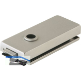 Schloss Studio Classic unversperrbar, Glas 8 mm, Edelstahl-Effekt (10.002)