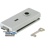 Schloss Studio Classic BB m. 2 Schl�sseln, Glas 8 mm, silber eloxiert (10.004)