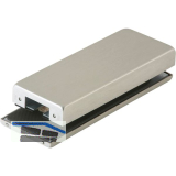 Gegenkasten Studio Classic 10.005, Aluminium Edelstahl-Effekt