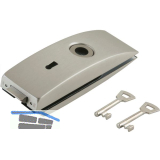 Schloss Studio Arcos BB mit 2 Schl�sseln, Edelstahl-Effekt (24.203)