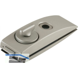 Schloss Studio Arcos WC m. Riegelolive, Glas 8 mm, Edelstahl-Effekt (24.206)