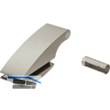 DORMA-Glas T�rband Fl�gelteil Studio Arcos 24.236, Glas 10 mm, Edelstahl-Effekt