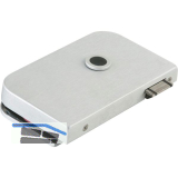 Schloss JUNIOR OFFICE unversperrbar, links, silber eloxiert (11.264)