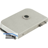 Schloss JUNIOR OFFICE unversperrbar, links, Edelstahl-Effekt (11.264)