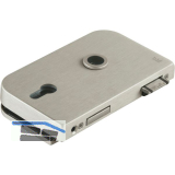 Schloss JUNIOR OFFICE PZ mit Wechsel, links, Edelstahl-Effekt (11.260)