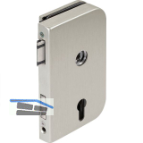 Schloss JUNIOR OFFICE PZ mit Wechsel, rechts, Edelstahl-Effekt (11.261)