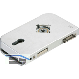 Schloss Junior Office PZ m. Wechsel, links, silber eloxiert (11.200)