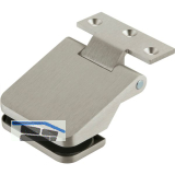 DORMA-Glas T�rband m.Rahmenteil Junior Office11.239,Glas 8-10mm,Edelstahl-Effekt