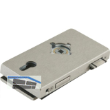 Schloss JUNIOR OFFICE CLASSIC PZ m.Wechsel f.Ros.,links,Edelstahl Effekt(11.270)