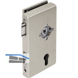 Schloss JUNIOR OFFICE CLASSIC PZ m.Wechsel f.Ros.rechts,Edelstahl Effekt(11.271)