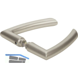 DORMA-Glas Dr�ckerpaar 24.301, 8 mm, Edelstahl-Effekt