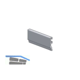 Clipprofil AL-Clip-D silber eloxiert