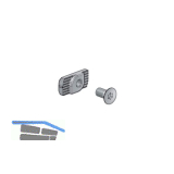 Hammerkopfmutter AL-Office-H, Aluminium roh