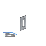 Schlie�blech AL-Office-CP, Edelstahl geb�rstet