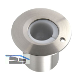 DORMA-Glas Bodenbuchse verstellbar, 05.194, Messing verzinkt