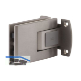 Pendelt�rbeschlag Tensor Glas-Wand, Feststellpunkt 90�, Edelstahl-Effekt