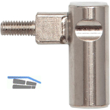 T�rband Rahmenteil INCANTO 3-tlg. gekr�pft, Bandh�he 38,5mm,Stahl vernickelt