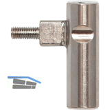 T�rband Rahmenteil INCANTO 3-tlg. gekr�pft, Bandh�he 48,5mm,Stahl vernickelt