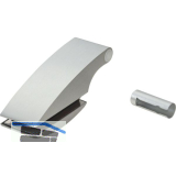 DORMA-Glas T�rband Fl�gelteil Studio Arcos 24.236, Glas 10 mm, silber eloxiert