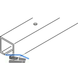 HAWA Porta Laufschiene Deckenmontage L=6000 mm auf Ma� silber