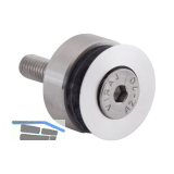 Glaspunkthalter Senk 30, 8 - 20 mm Glas, Edelstahl/Aluminium