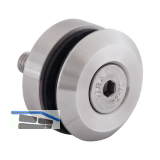 Glaspunkthalter Trapez 45, 45 mm, 8 - 20 mm Glas, Edelstahl