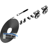 DORMA-Glas Muto 80 Synchronbeschlag Fl�gelgewicht bis 80 kg