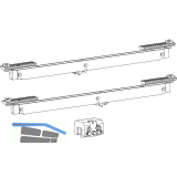 DORMA-Glas Muto 80 Einzugsd�mpfung Dormotion beidseitig Fl�gelgewicht bis 80 kg