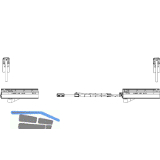MACO PAS Grundkarton Laufwagen, links, 160 kg (466777)