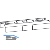 GU Schlie�platte SE-Sicherheit, Eurofalz 24x8 mm, 13V, Stahl, mit Zapfen
