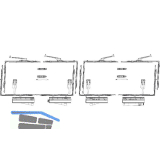 MACO SKB-Z Grundkarton, Schema C, 160 kg, Versatz 13 mm, silber (455514)