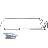 MACO SKB-SE/Z Rastplattengarnitur, Falzluft 12 mm, Euronut 7/8/4 (455716)