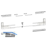 GU-966/150 PSK Profilbeutel, L=2460 mm, wei�