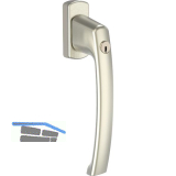 MACO SKB-S/SE/PAS Drehgriff sperrbar, ohne Vierkant, Alu champagne eloxiert