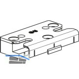 GU Schlie�platte SE-Sicherheit f�r PVC, REHAU Euro Design, Stahl silber