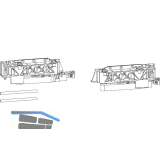 GU-966/150 Grundkarton Tandemlaufwagen, links, 150 kg