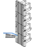 Endkappe f�r KS 35, Kunststoff wei�