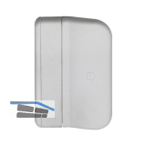 HOPPE Balkont�rgriff L�nge 70 mm, Kunststoff wei�