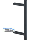 HOPPE T�rgriff E5012 - 400/300 mm, Edelstahl schwarz matt