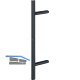 HOPPE T�rgriff E5012 - 600/400 mm, Edelstahl schwarz matt