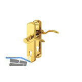 SH-Dr�ckergt. M�NCHEN auf Schild PZ88, rechts, 77-82, ohne Kzs., Messing PVD