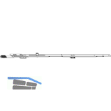 MACO SKB-Z Verl�ngerungsriegel 1 iS-Zapfen L=400 mm abl�ngbar 200 mm (455612)