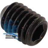 FSB Gewindestift 03 0450, M 6 x 8 mm, Edelstahl schwarz