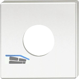 FSB Deckrosette quadratisch 03 0450 09312 ASL/AGL, Aluminium silber eloxiert