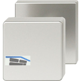 FSB T�rknopf 23 0811 03500, 50 x 50 mm, Aluminium silber eloxiert