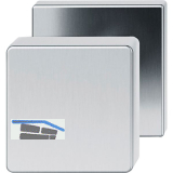 FSB T�rknopf 23 0811 03500, 50 x 50 mm, Edelstahl matt